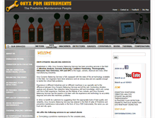 Tablet Screenshot of onyxinstruments.com
